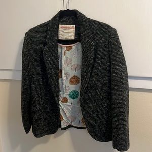 Black tweed blazer - soft & comfy